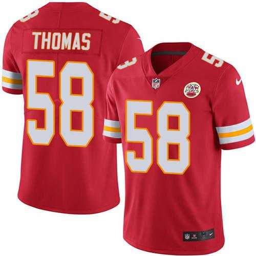 Nike Kansas City Chiefs #58 Derrick Thomas Red Team Color NFL Vapor Untouchable Limited Jersey,We sell and wholesale Nike Kansas City Chiefs #58 Derrick Thomas Red Team Color NFL Vapor Untouchable Limited Jersey on line form chian!